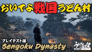 プレイテスト版『Sengoku Dynasty』おいでよ戦国うどん村 【うどんの野望】