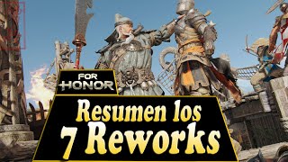 ? Análisis y descripción de los 7 NUEVOS REWORKS de For Honor en 4 minutos. ?