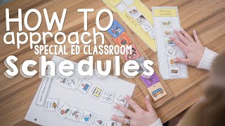 Make the Day Easier for You and Your Special Ed Students with Classroom Schedules