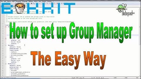 How to set ranks / permissions with Essentials Group Manager 1.7 + Minecraft Bukkit server