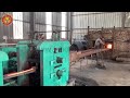 Continuous rolling mill from steel billets