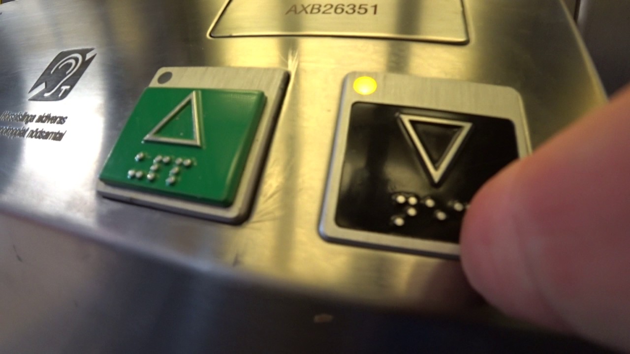 Sweden, Stockholm, Axelsberg Subway Station, SMW elevator