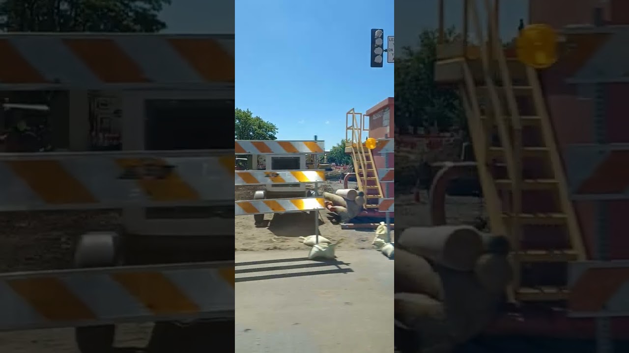 Lots of Construction 🚧 in Chaska Minnesota on N Chestnut Street 8/15/23 
