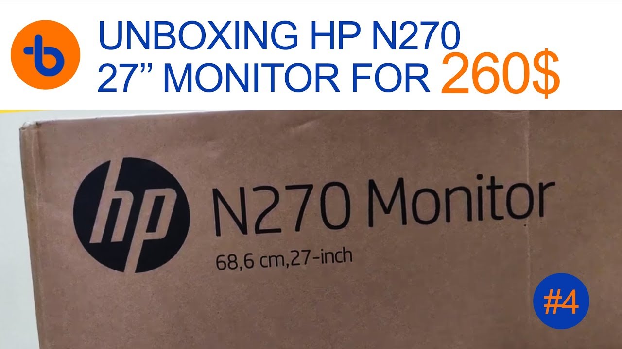 HP N270 27 Inch Monitor