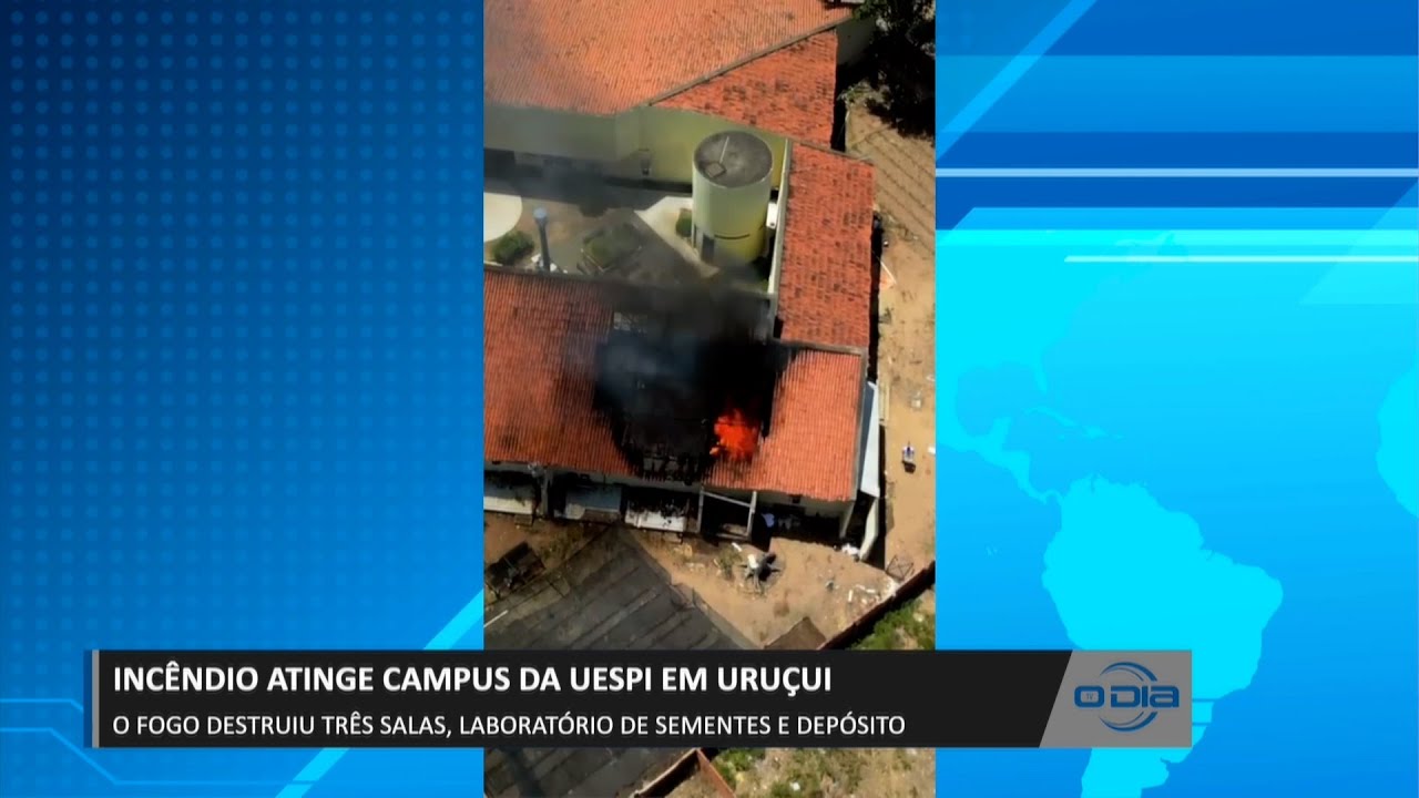 Incêndio atinge Campus da UESPI em Uruçuí, destruindo salas, laboratório e depósito 18 09 2023