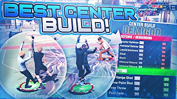 HOW TO BUILD THE MOST OVERPOWERED CENTER BUILD! THE BEST CENTER BUILD ON NBA2K20!!