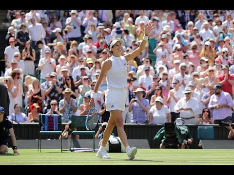 wimbledon femme Garbiñe Muguruza | Defending champion powers through to second round