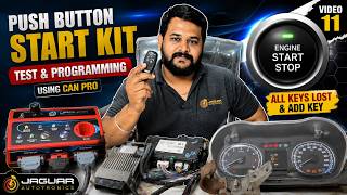 Maruti Swift Push Button Key Programming | All Keys Lost &amp; Add Key Using CAN Pro | Video 11