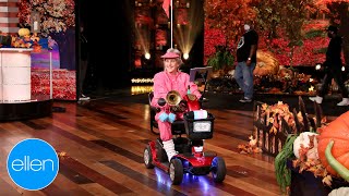 Sneak Peek Ellen Rolls Into The Future On Halloween