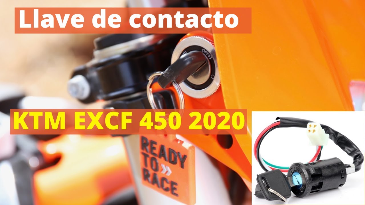 Instalar Llave contacto KTM EXC-F por menos de 4€. Tutorial