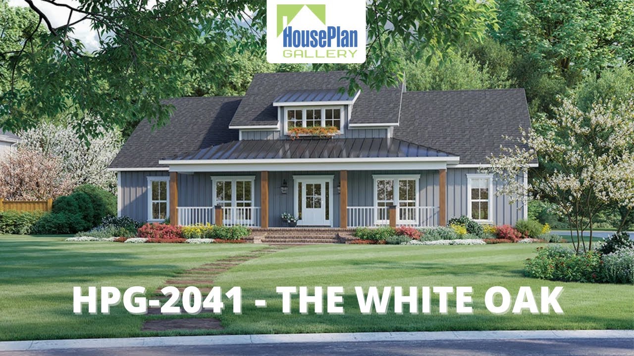 HPG2041 The White Oak 3 Bed/2 Bath House Plan by House Plan