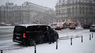 Eiffel Tower in Snow, Paris, 5 January 2026, Shot in Full HD 1080P