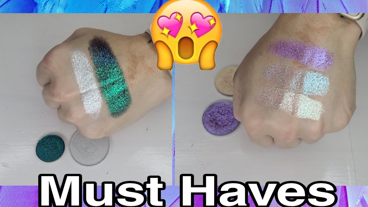 JD GLOW SINGLE SHADOWS | UP CLOSE IN DEPTH SWATCHES - YouTube