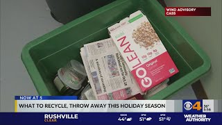 How to handle increased garbage for Christmas