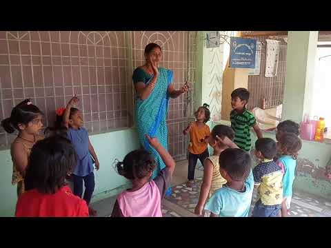 Preeschool months of the year song | song for kids anganwadi rhymes (kotha Reddy palem)