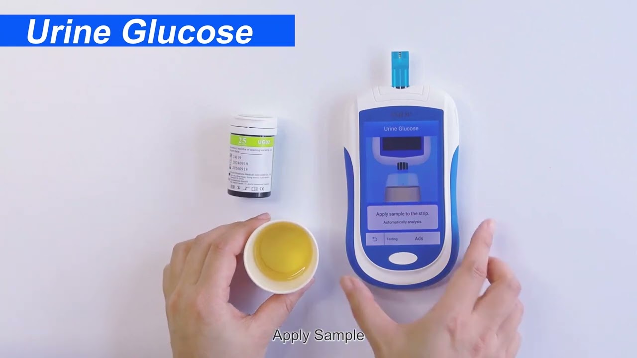How to Test Urine Glucose  at Home | ACCU-ANSWER® LBM-02 with UG02 Strips