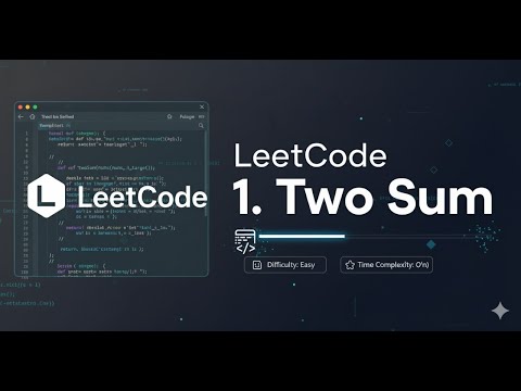 LeetCode 1 Two Sum | Easy Array Problem Solution in C++