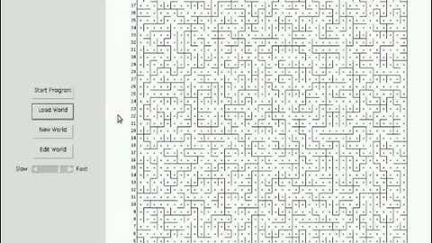 Karel the Robot exploring a maze