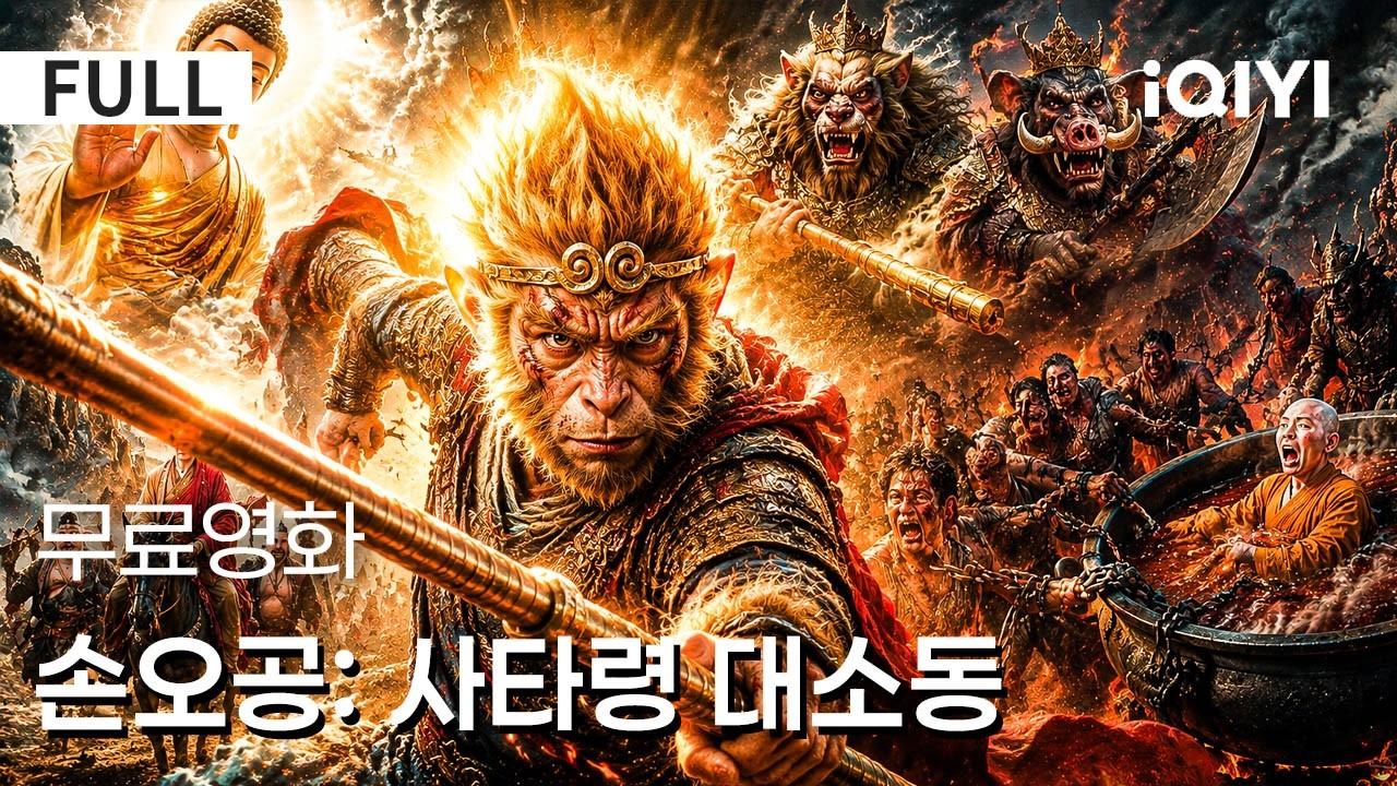 【한글자막】 손오공: 사타령 대소동 | 🐒🔥손오공, 사타령 최강 요괴들과 맞서 스승을 구할 수 있을까? | iQIYI 한글자막 영화