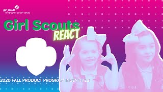 Girl Scouts REACT | Review of 2020 Fall Product Program Incentives