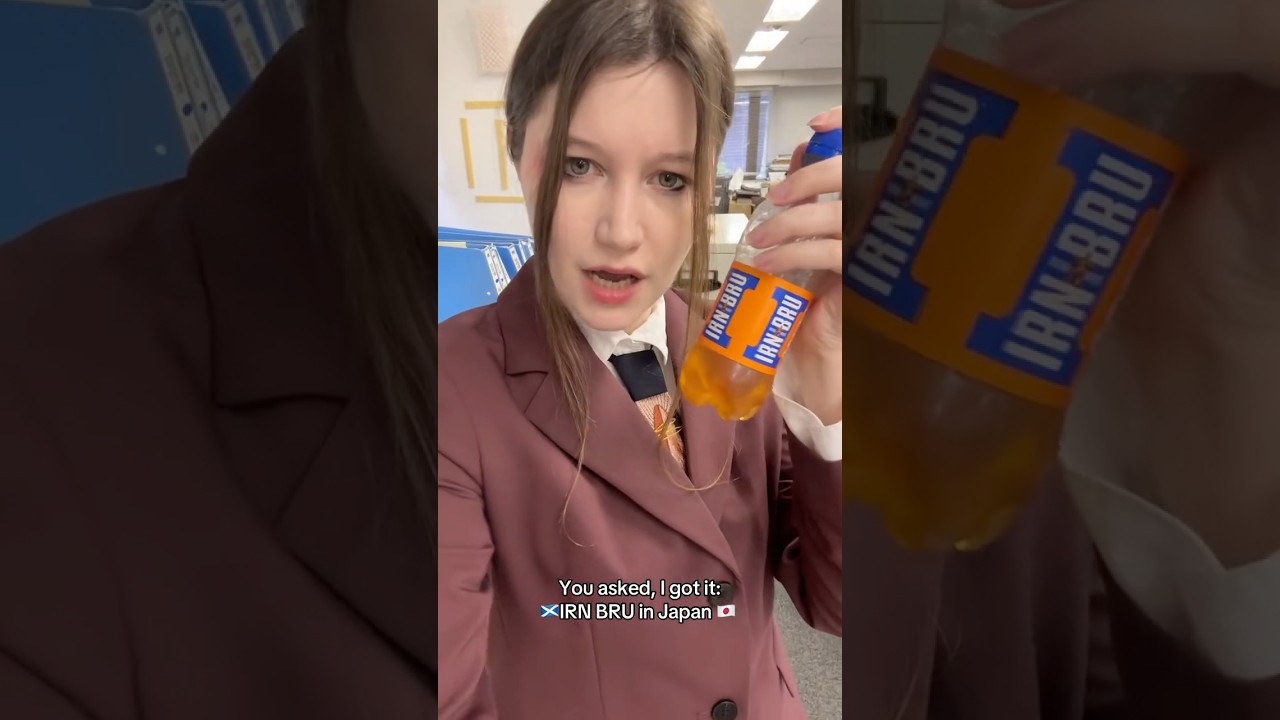 Japanese Office Workers Try IRN BRU