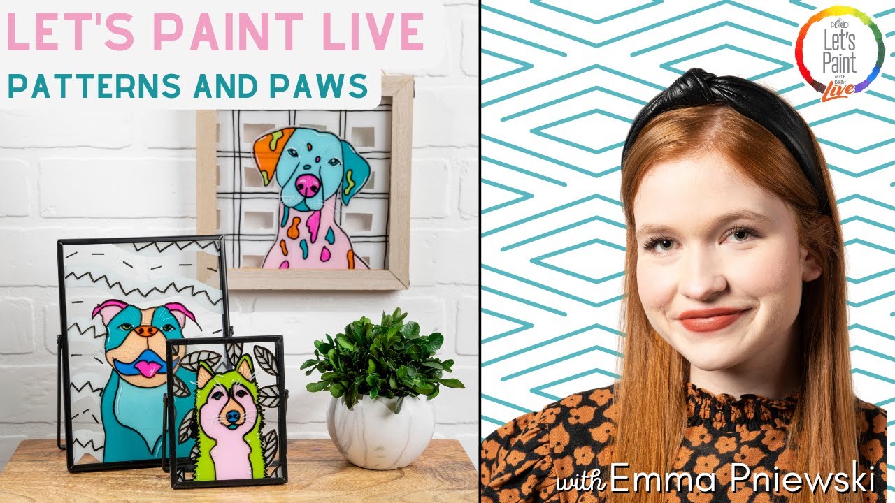 Paint Night Live Patterns and Paws YouTube