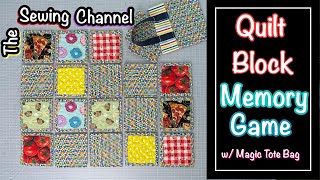 ⭐️❤️How To Make A Quilt Block Memory Game With Magic Tote Bag screenshot 4
