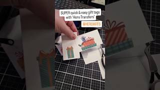 Quick & Easy Christmas tags #lastminute @heroarts