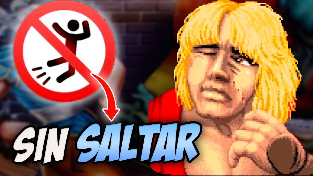 ¿Es posible terminar Street Fighter en HARD pero SIN SALTAR?