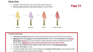 Flame Tests   GCSE