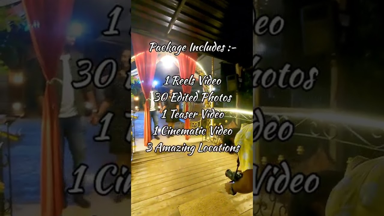 Photo & Video Shoot for Couples in Goa |