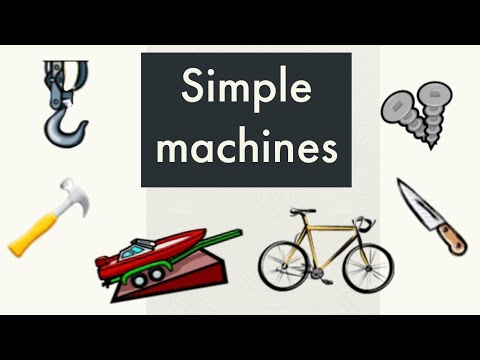 Simple machines and types of simple machines