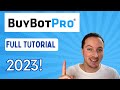 Buy bot pro  full tutorial for amazon fba sellers  2023 free trial