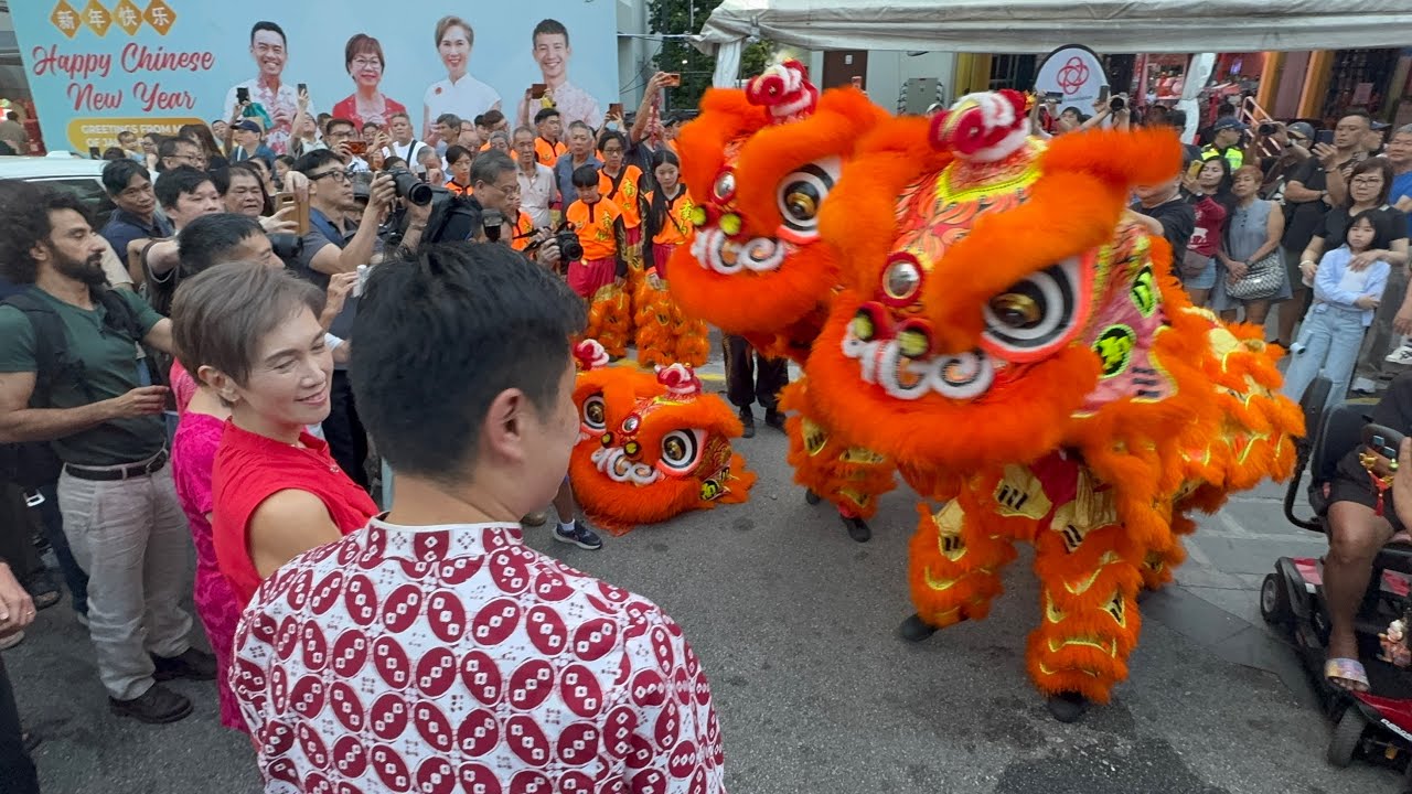 [4K] Nam Sieng @ Chinatown SG CNY 2026 Official Light Up Ceremony / Chinese New Year Street Market