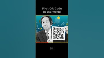 The first QR code in the world #qrcode #history #facts #oldest