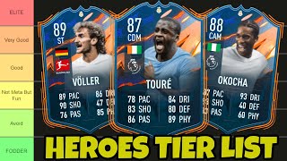 RANKING EVERY HERO CARD ON FIFA 23! | FUT Heroes Tier List - FIFA 23 Ultimate Team