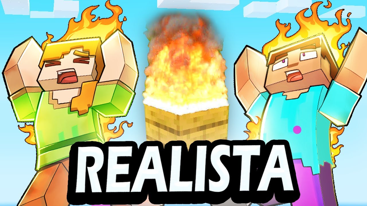 ¿Qué Pasaría Si el FUEGO fuera Realista en Minecraft?