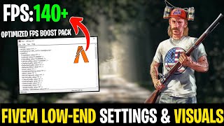How To Boost FPS, FIX Lag & FPS Drops in FiveM 2022✔️FiveM Low End PC Settings & Visuals 2022