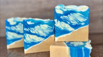 Cold Process Soap Making “Sea or Sky?”