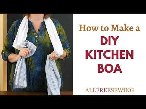kitchen scarf free pattern