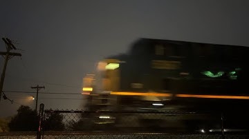 CSX I037-16 at Matthews NC in the rain on 9-16-24 with CSX 5367 leading