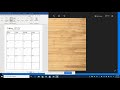 How to create a monthly view planner insert in word