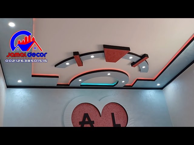 ديكور جبس غرفة النوم ديكورات الجبس المغربي bedroom gypsum board design  #القصر_الكبير - YouTube