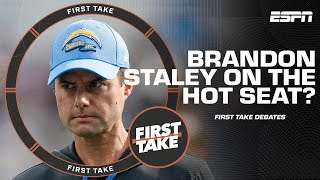 Should Chargers head coach Brandon Staley be on the hot seat? First Take debates