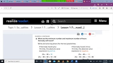 1-7 Absolute Value Equations and Inequalities