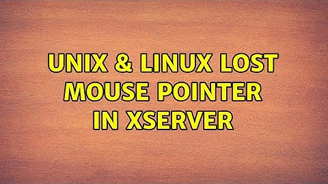 Unix & Linux: Lost mouse pointer in XServer (4 Solutions!!)