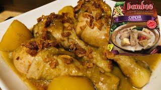 Opor Ayam Bumbu Instant Chicken In Coconut Milk Recipe