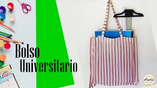 BOLSO UNIVERSITARIO CON BOLSILLOS INTERNOS