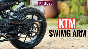Installing KTM Swing Arm On NS200 | In Telugu | #telugumotovlogs #ns200modified  #ns200