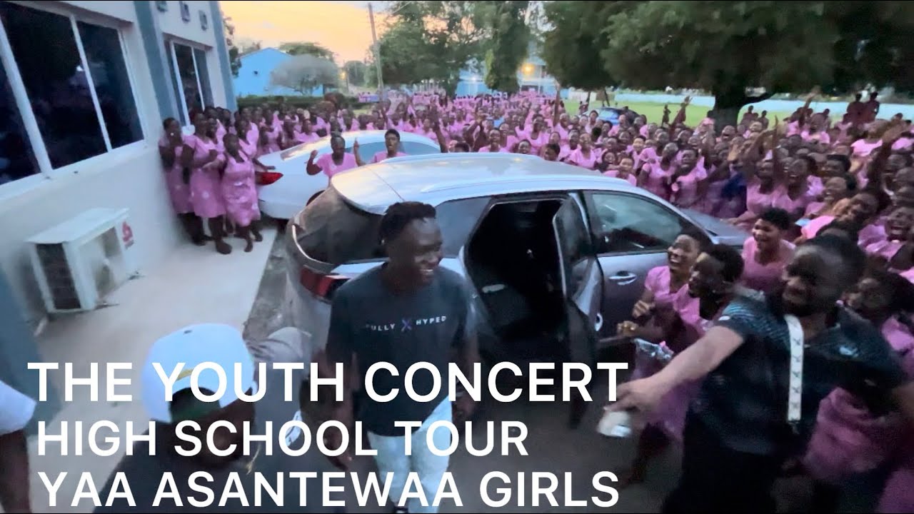 JAY BAHD AND SKYFACE SDW AT YAA ASANTEWAA GIRLS  HIGH SCHOOL(THE YOUTH CONCERT HIGH SCH.TOUR )